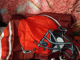 Cleveland Browns Helmet 3x5 Feet NFL Flag BRAND NEW