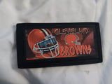 Cleveland Browns NFL Sublimated Logo Vintage Checkbook Wallet