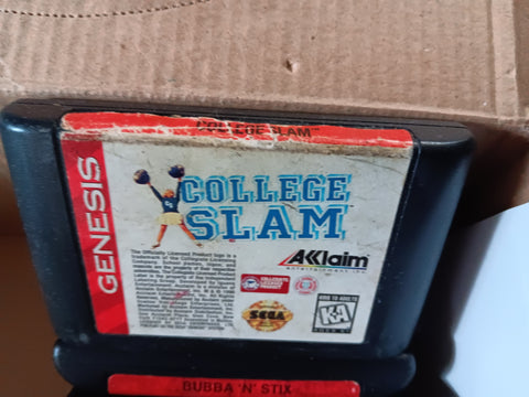 College Slam NCAA Basketball Used Sega Genesis Video Game