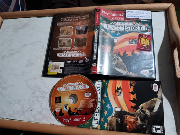 Jeu Vidéo Conflict - PlayStation 2 - Édition 2002 - Bon état - Jeu De Guerre