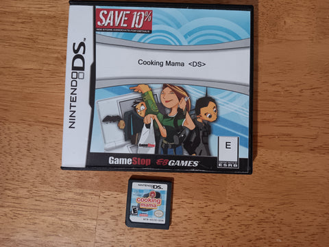 Cooking Mama Tested NIntendo DS Video Game Cartridge