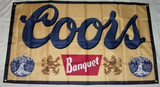 Coors Beer Banquet 3x5 Flag