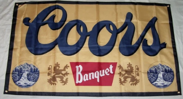 Coors Beer Banquet 3x5 Flag