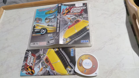 Crazy Taxi Fare Wars COMPLETE PSP Tested Video Game