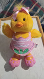 Daffadilly Duck Crayola Bunny & Company Vintage 1990 Hallmark Plush Heartline