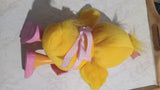 Daffadilly Duck Crayola Bunny & Company Vintage 1990 Hallmark Plush Heartline