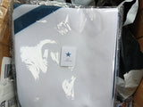 Dallas Cowboys Star White Background 3x5 NFL Flag