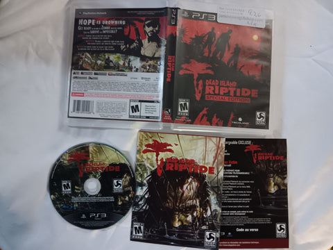 Dead Island Riptide Special Edition Tested PS3 Complete Playstation 3 Video Game