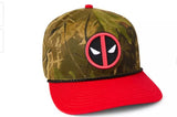 Deadpool Logo Camouflage Snapback Hat Baseball Cap