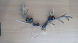 Deer Antler 4 Inch Ornament With Bells Decor  Chime Christmas Door Car Mirror etc.