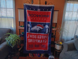 Denver Broncos Super Bowl Champion NFL 3X5 Feet Flag Banner Pole or Wall Decor