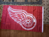 Detroit Red Wings NHL 3X5 Feet Flag Banner Pole or Wall Decor