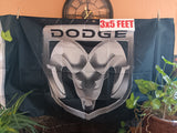 Dodge Ram Truck 3x5 Feet Flag Black