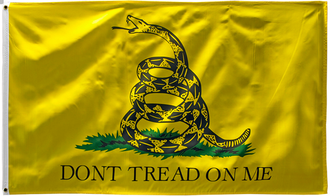 Don't Tread On Me 3x5 Flag U.S.A. Yellow Gadsden