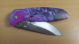 Dragon Handle & Blade Duck USA Spring Assisted Folding Pocket Knife