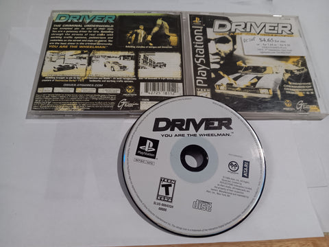 Driver 1 You Are the Wheelman PS1 Tested Playstation 1 Video Game
