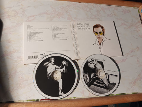 Elton John's Greatest Hits 1970-2002 Tested Music CD 2 Disk Set