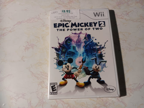 Epic Mickey 2 NEW The Power of Two Nintendo Wii Video Game