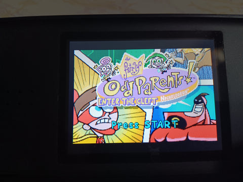 Fairly Odd Parents Enter The Cleft GBA Tested Gameboy Advance Game