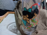 Flintstones Kids Betty Rubble Pizza Hut 6 Inch Drinking Glass