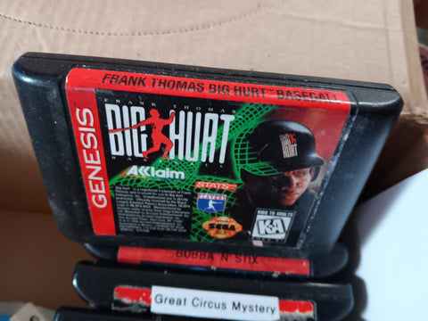 Frank Thomas Big Hurt MLB Baseball Used Sega Genesis Video Game