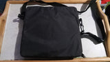 Gameboy 7 Section Black Square Storage Nintendo Carrying Case w Strap