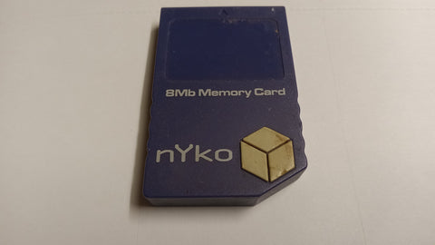 Gamecube Nyko Purple 8MB Memory Card USED
