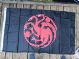 Game of Thrones House Targaryen Dragon Flag 3X5  Feet Flag