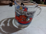 Garfield Cartoon Vintage McDonald's I'm Easy 11 OZ Drinking Glass