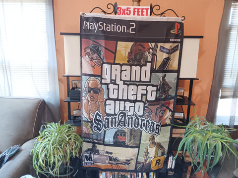 Grand Theft Auto San Andreas 3X5 Feet Flag Banner