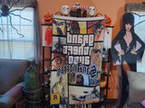 Grand Theft Auto San Andreas 3X5 Feet Flag Video Game Cover Banner 2-Sided
