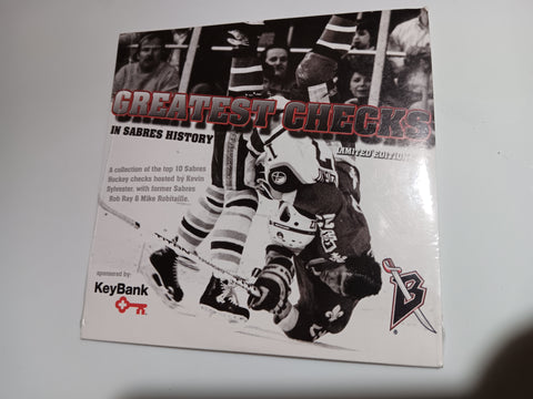 Greatest Checks in Buffalo Sabres History Keybank Limited Edition NHL DVD Movie