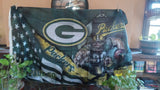 Green Bay Packers Stars & Stripes & Steroids NFL 3X5 Feet Flag Banner