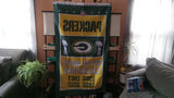 Green Bay Packers Super Bowl Champion NFL 3X5 Feet Flag Banner Pole or Wall Decor
