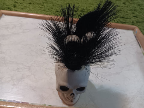 🎃 Halloween Grim Greenery Eyeballs Skull Pot 7" Artificial Plant Hyde and EEK