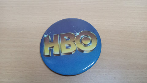HBO Vintage Logo Button Pin