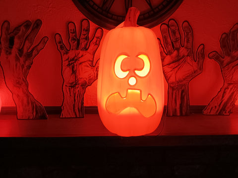 🎃 Halloween 16" Light Pumpkin Decorative Prop w Timer Hyde and EEK!