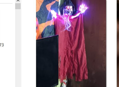 🎃 Halloween 42 Inch Witch Motion Activated Lights and Sounds