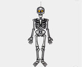 🎃 Halloween 50"x14.5" Skeleton and Bone Large Paper Wall Décor Hyde and EEK!