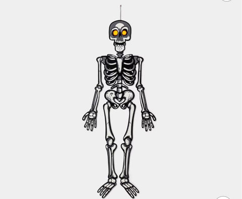 🎃 Halloween 50"x14.5" Skeleton and Bone Large Paper Wall Décor Hyde and EEK!