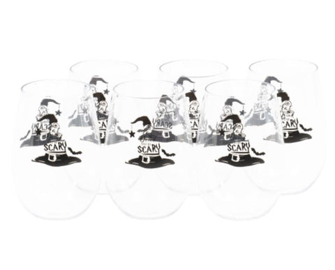 🎃 Halloween 6 Cup Pack Eat Drink and Be Scary Spooky Night