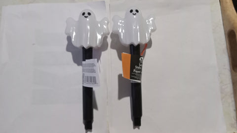 👻 Halloween Solar Lawn Stakes 2 Ghosts Bundle Lot