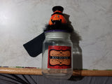 🎃 Halloween 9x4 Glass Jar Boo To You Jack-O-Lantern Lid Rite Aid 017444902692