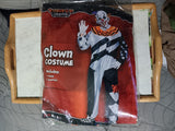 🎃 Halloween Adult 2x Clown Costume + Mask Spooktacular Creations USED