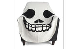 🎃 Halloween CUPCAKES & CASHMERE 50x60 Skull Shaped Throw Blanket