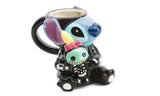 🎃 Halloween DISNEY Stitch Skeleton Figural Mug Decorative Drinking Cup