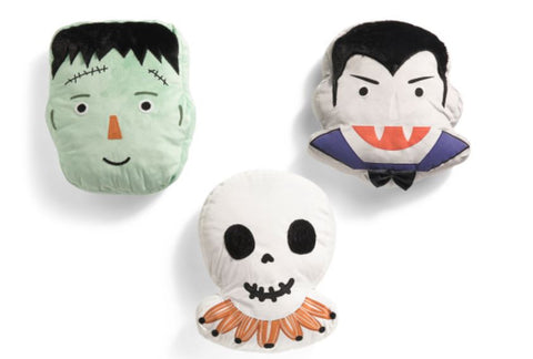 🎃 Halloween EnVogue 14x16 Mummy Vampire Frankenstien  3PC Pillow Set