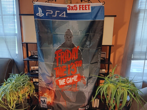 🎃 Halloween Friday the 13th The Game Jason 3X5 Feet Flag Banner