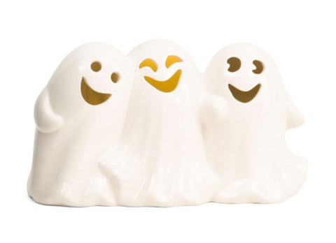 🎃 Halloween GOBLIN & GHOUL Led Ceramic Trio Of Ghosts