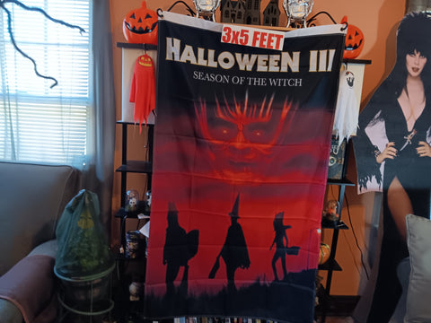 🎃 Halloween III Season of The Witch 3X5 Feet Flag Movie Banner 2-Sided